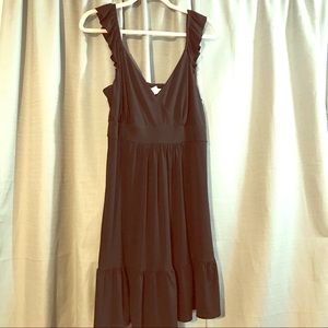 Black summer dress, casual wear